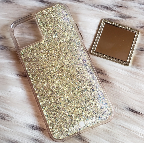 case-mate Accessories - Case Mate Iridescent Gold Phone Case with Mirror